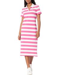 Nautica - Johnny Collar Short Sleeve Stripe Dress - Lyst