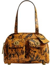 COACH - Twin Turnlock Bag 20 In Graffiti - Lyst