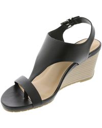 Kenneth Cole - Greatly Thong Wedge Sandal - Lyst