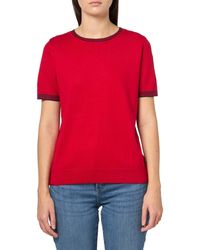 Nautica - Crew Neck Solid Short Sleeve Sweater - Lyst