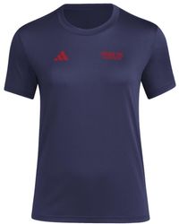 adidas - S Chicago Fire Fc Pre-game Short Sleeve Soccer T-shirt,team Navy Blue/chicago Fire,medium - Lyst