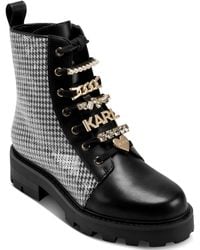 Karl Lagerfeld - Paris Everyday Cold Weather Mela-combat Boot - Lyst
