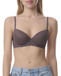 Tommy Hilfiger - S Lightly Lined Mesh Balconette Bra With Underwire - Lyst