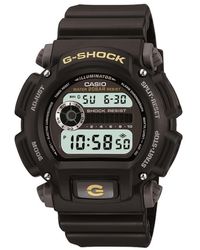 G-Shock - G-shock Dw9052-1bcg Black Resin Sport Watch - Lyst