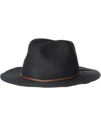 Brixton - Unisex Adult Wesley Straw Packable Fedora - Lyst