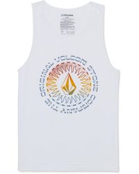 Volcom - Sol'd Out Sleeveless Tank Top - Lyst