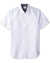 AG Jeans - Pearson Short Sleeve Print Button Down Shirt - Lyst