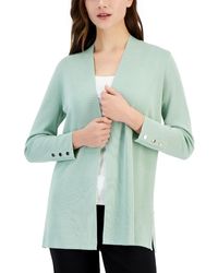 Anne Klein - Carmel Open Front Layering Cardigan Sweater - Lyst