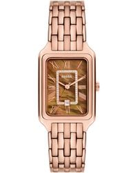 Fossil - Raquel Three-hand Date Silver-tone Stainless Steel Watch - Lyst