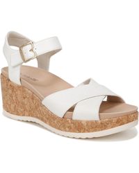 Dr. Scholls - Shoes S Citrine Sun Wedge Sandal Off White 9 M - Lyst