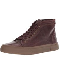 frye men's leather sneakers