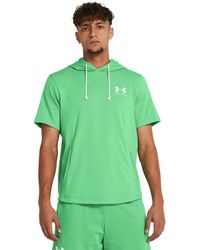 Under Armour - Rival Terry Short-sleeve Hoodie, - Lyst