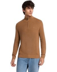 Michael Kors - Mouline Quarter Zip Sweater - Lyst