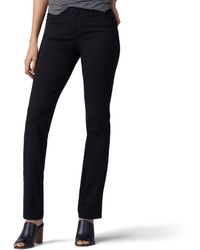 Lee Jeans - Ultra Lux Comfort With Flex Motion Straight Leg Jean Black 12 Short - Lyst