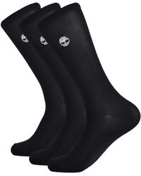 Timberland - Timbeland Ladies 3-pair Pack Super Soft Crew Length Socks - Lyst