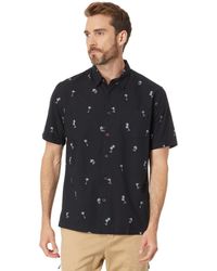 Quiksilver - Sail Palm Button Up Woven Top - Lyst