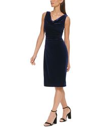 Kensie - Sleeveless Cowl Neck Midi Dress - Lyst