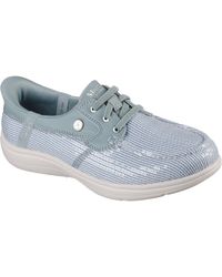 Skechers - Martha Stewart On-the-go Flex Radiant Hands Free Slip-ins Sequin Boat Shoe - Lyst