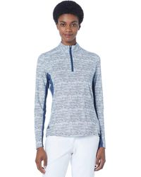 adidas - Standard Ultimate365 Long Sleeve Print Polo Shirt - Lyst