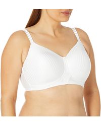 Playtex - Secrets All Over Smoothing Full-figure Wirefree Bra Us4707 White - Lyst