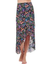 Gottex - Standard Flora Mesh Skirt - Lyst