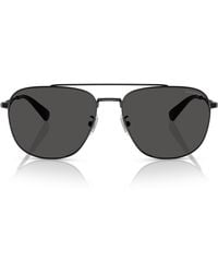 COACH - Hc7172 Aviator Sunglasses - Lyst
