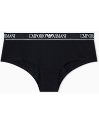 Emporio Armani - Iconic Logo Band Cheeky Brief - Lyst