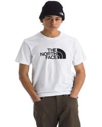 The North Face - Core Half Dome Short-sleeve Tee | Regular Fit Cotton Shirt With Graphic Design & Ribbed Collar - Lyst