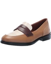Ecco - Dress Classic 15 Penny (Cashmere/Limestone/Chocolate) Flat Shoes - Lyst