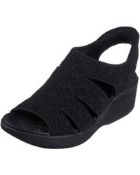 Skechers - Crochet Sandal Black 10 - Lyst