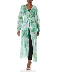 Long Sleeve Bre Maxi Duster Dress 