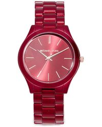 Michael Kors - Analog Quartz Watch With Stainless-steel-plated Strap Mk3895 - Lyst