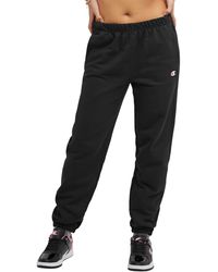 Champion - , Reverse Weave, Fleece Joggers, Sweatpants For , 30", Black C Logo, X-small - Lyst