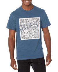 Guess - Short Sleeve Crew Neck Cachemire Patch T-shirt - Lyst