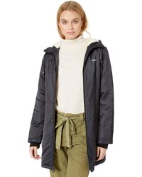 levi's women's bunny sherpa lined hooded coaches parka jacket