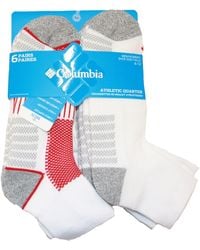 Columbia - 6 Pack Athletic Low Cut Socks - Lyst
