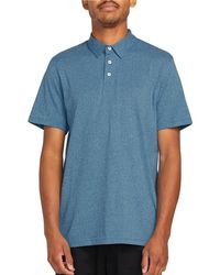 Volcom - Regular Wowzer Modern Fit Cotton Polo Shirt - Lyst