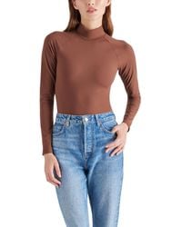 Steve Madden - Apparel Nelle Bodysuit Chestnut - Lyst