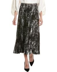 Anne Klein - Pleated Skirt - Lyst
