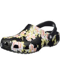 bistro graphic clog black floral