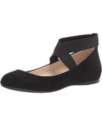 Jessica Simpson - S Dayss Faux Suede Ballet Flats Black 7.5 Medium - Lyst