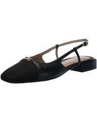 Sam Edelman - Kara Ballet Flat Black Leather 6 Medium - Lyst