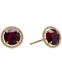 Amazon Essentials - 10k Gold Made With Infinite Elements Imported Crystal Birthstone July Stud Earrings - Lyst