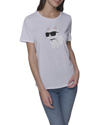 Karl Lagerfeld - Paris Soft Everyday Essential Casual T-shirt - Lyst