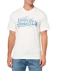 Lacoste - Classic Fit Stamp Graphic T-shirt - Lyst