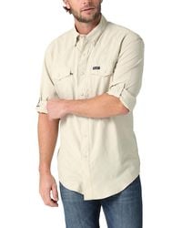 Wrangler - Size Performance Classic Fit Snap Shirt - Lyst