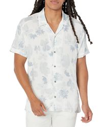 PAIGE - Mens Markell Short Sleeve Button Down Shirt - Lyst
