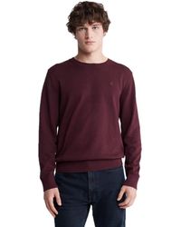 Calvin Klein - Compact Cotton Crewneck Sweater - Lyst
