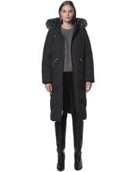 Andrew Marc - Marc New York By Long Puffer Down Luxurious Dtm Faux Fur Trimmed Hood - Lyst