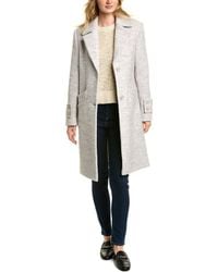 Andrew Marc - Marc New York By Classic Boucle Wool Notch Collar - Lyst